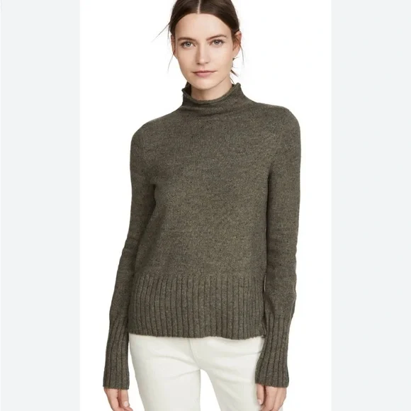 Madewell Women's Donegal Mock Neck Sweater - Picture 2 of 8